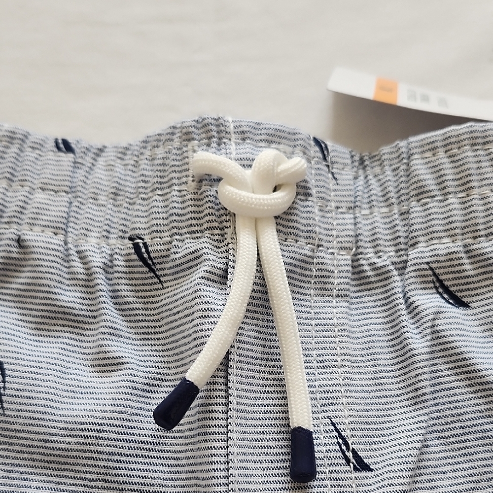Nautica Baby Pink Tee and Striped Shorts Set - Picture 9 of 11